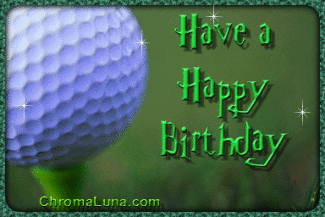 Another friends image: (GolfBirthdayDay) for MySpace from ChromaLuna