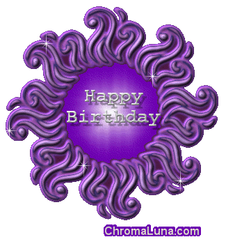 Another friends image: (PurpleBirthdayDay) for MySpace from ChromaLuna