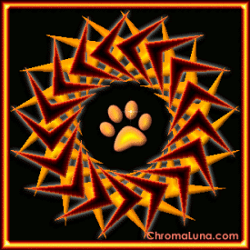 Another catgraphics image: (Paw2) for MySpace from ChromaLuna