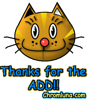 Another thankyou image: (catlick1) for MySpace from ChromaLuna