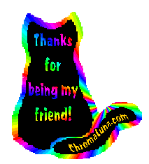 Another thankyou image: (rainbow_thanks_for_being_my_friend_cat) for MySpace from ChromaLuna