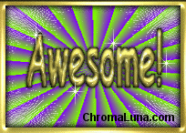 Another compliments image: (Awesome4) for MySpace from ChromaLuna