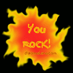 Another compliments image: (you_rock_flames) for MySpace from ChromaLuna