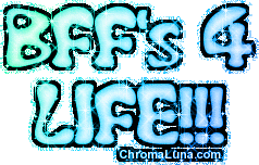 Another friendship image: (bffs_4_life_blue) for MySpace from ChromaLuna