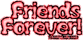 Another friendship image: (friends_forever_red) for MySpace from ChromaLuna
