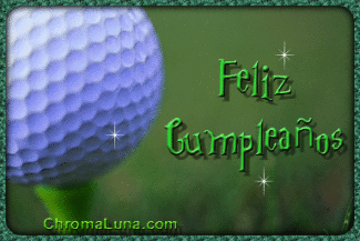 Another cumpleanos image: (CumpleanosGolf) for MySpace from ChromaLuna