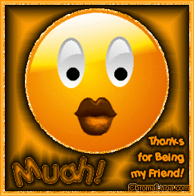Another responses image: (thanks_friend_kissing_smile) for MySpace from ChromaLuna
