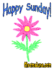 Another sunday image: (happy_sunday_flower1) for MySpace from ChromaLuna