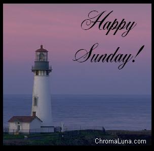 Another sunday image: (sunday_lighthouse) for MySpace from ChromaLuna