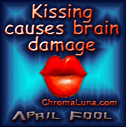 Another aprilfools image: (Kissing) for MySpace from ChromaLuna