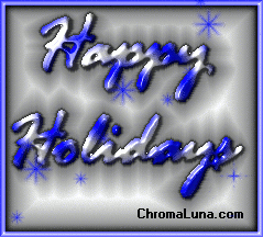 Another christmas image: (HappyHolidays4) for MySpace from ChromaLuna.com