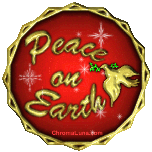 Another christmas image: (PeaceOnEarth2) for MySpace from ChromaLuna