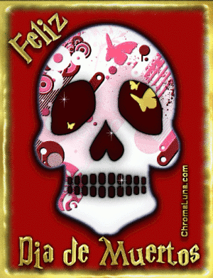 Another diadelosmuertos image: (Dia_de_Muertos_Skulls) for MySpace from ChromaLuna