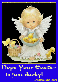 Another easter image: (Angel2) for MySpace from ChromaLuna