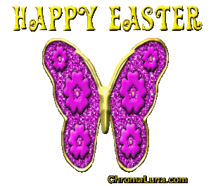 Another easter image: (EasterButterfly4b) for MySpace from ChromaLuna
