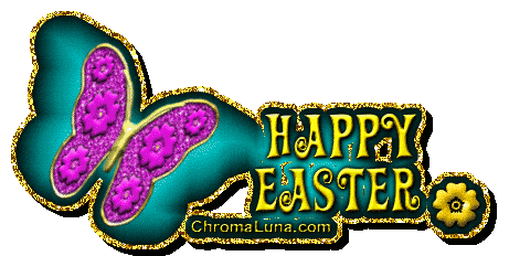 Another easter image: (EasterButterfly5) for MySpace from ChromaLuna
