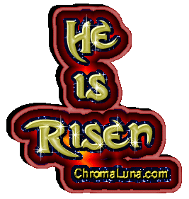 Another easter image: (Risen2) for MySpace from ChromaLuna