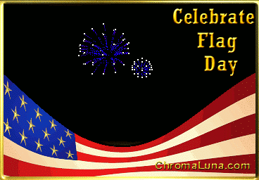 Another flagday image: (FlagDayFireworks) for MySpace from ChromaLuna