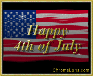 Another july4th image: (ReflectingFlag2) for MySpace from ChromaLuna