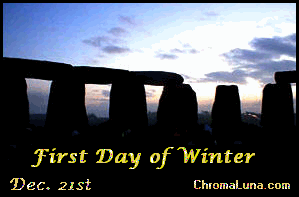 Another winter image: (FirstDayWinter) for MySpace from ChromaLuna