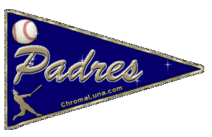 Another baseballteams image: (Padres_Pennant_wave) for MySpace from ChromaLuna