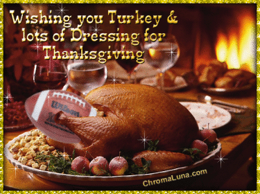 Another football image: (FootballThanksgiving) for MySpace from ChromaLuna