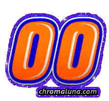 Another NASCAR_Numbers image: (NASCAR_00_Glitter) for MySpace from ChromaLuna