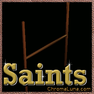 Another NewContent image: (Field_Goal_Saints) for MySpace from ChromaLuna