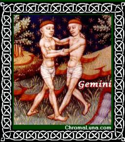 Another gemini image: (Gemini-R) for MySpace from ChromaLuna