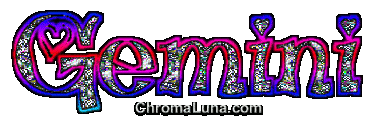 Another gemini image: (Gemini_White) for MySpace from ChromaLuna
