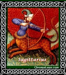 Another sagittarius image: (Sagittarius-R) for MySpace from ChromaLuna