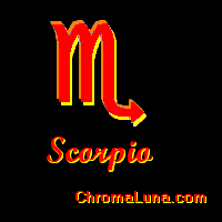 Another scorpio image: (Scorpio-RY) for MySpace from ChromaLuna