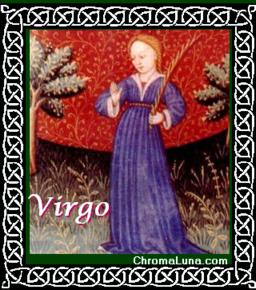 Another virgo image: (Virgo-R) for MySpace from ChromaLuna