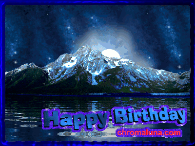 Another friends image: (BirthdayMountains-1) for MySpace from ChromaLuna