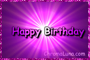 Another friends image: (HappyBirthdayStar) for MySpace from ChromaLuna