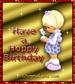 Another friends image: (HoppyBirthday) for MySpace from ChromaLuna