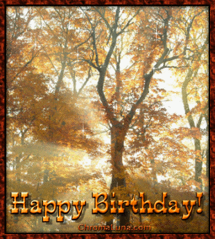 Another friends image: (Trees_Light_Birthday) for MySpace from ChromaLuna