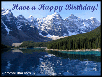 Another friends image: (happy_birthday_Lake_louise) for MySpace from ChromaLuna