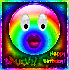 Another friends image: (muah_happy_birthday) for MySpace from ChromaLuna
