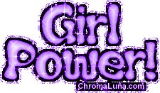Another Girly image: (girl_power_purple) for MySpace from ChromaLuna