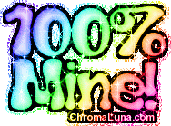 Another 100% image: (100_percent_mine_rainbow) for MySpace from ChromaLuna