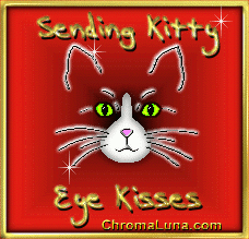 Another cats image: (EyeKisses) for MySpace from ChromaLuna.com