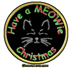Another christmas image: (MeowieB) for MySpace from ChromaLuna