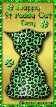 Another stpatrick image: (GothicCatSPD2) for MySpace from ChromaLuna