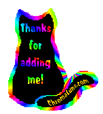 Another thankyou image: (rainbow_thanks_for_adding_me_cat) for MySpace from ChromaLuna