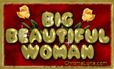 Another attitude image: (Big_Beautiful_Woman) for MySpace from ChromaLuna
