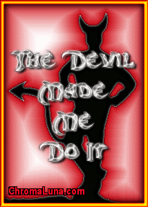 Another attitude image: (Devil) for MySpace from ChromaLuna