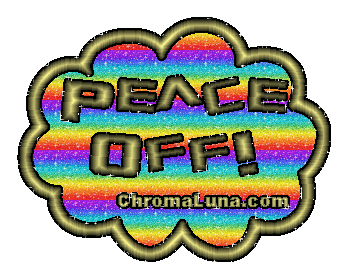 Another attitude image: (PeaceOff) for MySpace from ChromaLuna