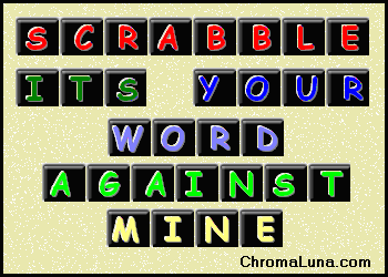 Another attitude image: (Scrabble3) for MySpace from ChromaLuna