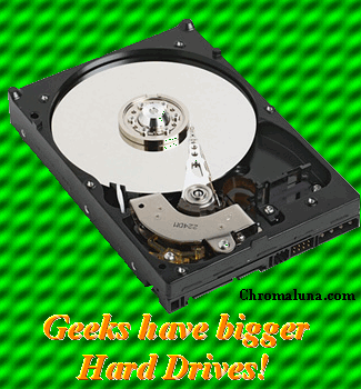 Another geek image: (geekharddrive2) for MySpace from ChromaLuna